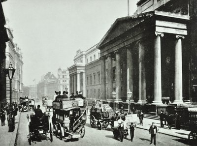 General Post Office, Saint Martins-le-Grand, City of London, 1890 af English Photographer