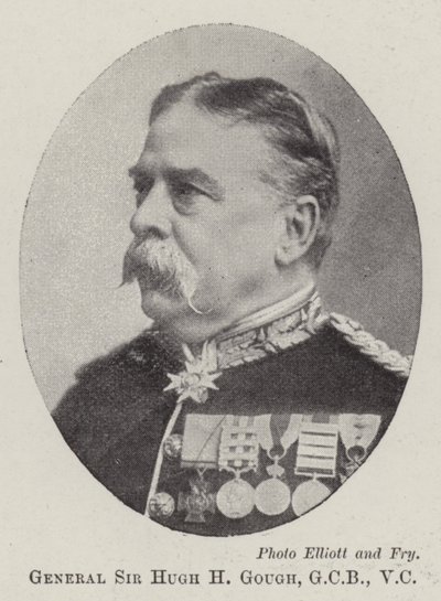 General Sir Hugh H Gough, GCB, VC af English Photographer