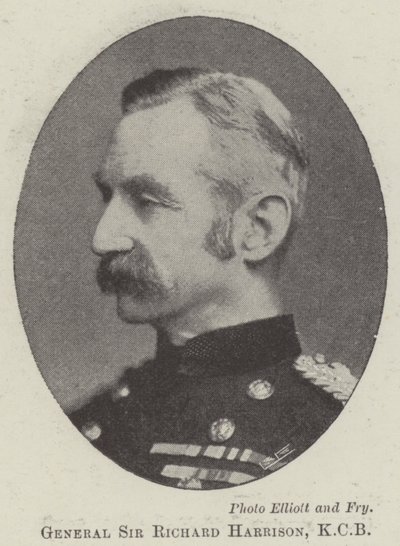 General Sir Richard Harrison, KCB af English Photographer