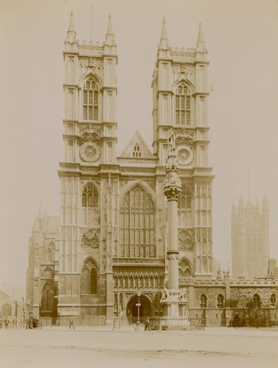 Generel udsigt over Westminster Abbey af English Photographer