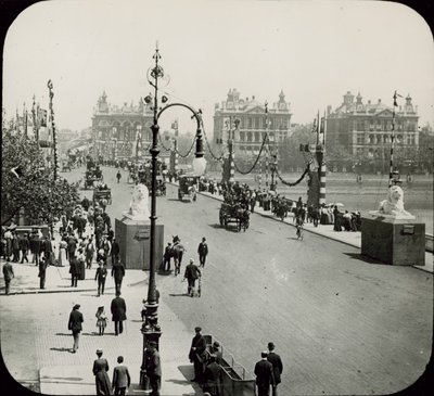Generel udsigt over Westminster Bridge af English Photographer