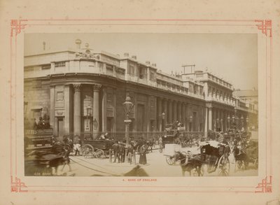 Generelt billede af Bank of England af English Photographer