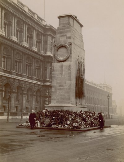Generelt billede af cenotaphen i Whitehall af English Photographer