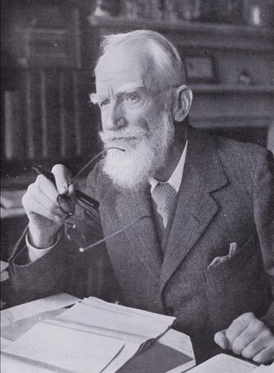 George Bernard Shaw (s/h-foto) af English Photographer