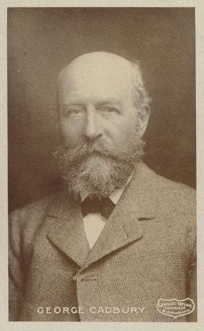 George Cadbury (1839-1922), engelsk chokoladeproducent og forkæmper for sociale spørgsmål af English Photographer