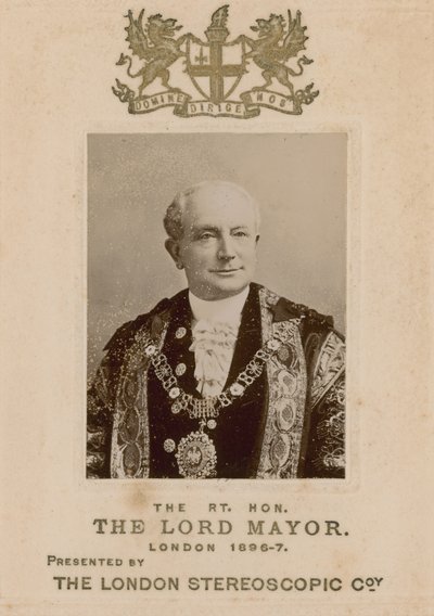 George Faudel-Phillips, den ærede overborgmester i London af English Photographer
