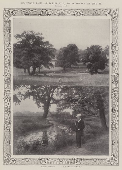 Gladstone Park, ved Dollis Hill, åbnes den 25. maj af English Photographer