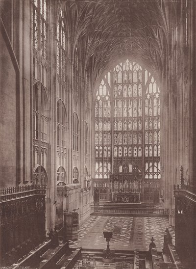 Gloucester: The Cathedral, Choir East (s/h foto) af English Photographer