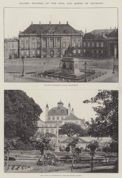 Guldbryllup af Danmarks Konge og Dronning af English Photographer
