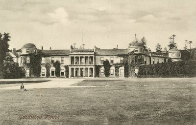 Goodwood House, West Sussex (s/h-billede) af English Photographer