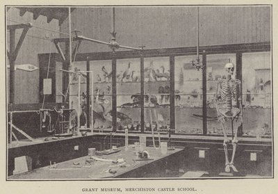 Grant Museum, Merchiston Castle School (gravering) af English Photographer
