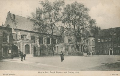 Grays Inn, South Square og Dining Hall, London af English Photographer