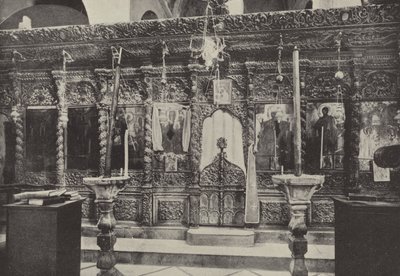 Græsk Kirke, Nazareth, nær St Marys Well af English Photographer