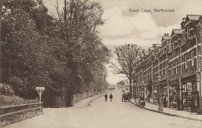 Green Lane, Northwood, nær London (s/h-billede) af English Photographer