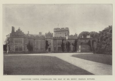 Greystoke Castle, Cumberland, sæde for hr. Henry Charles Howard af English Photographer