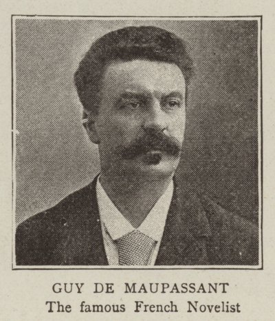 Guy de Maupassant af English Photographer