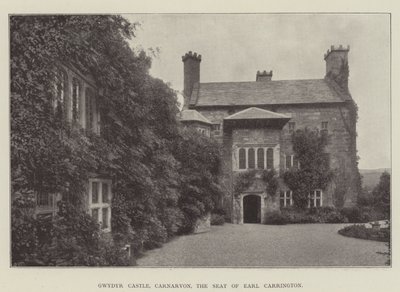 Gwydyr Castle, Carnarvon, sæde for Earl Carrington af English Photographer