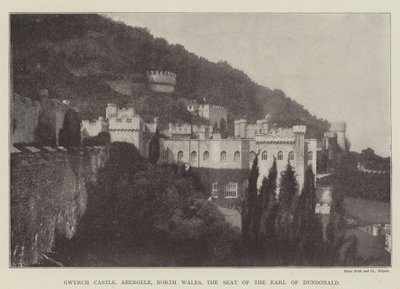 Gwrych Castle, Abergele, North Wales, sæde for jarlen af Dundonald af English Photographer