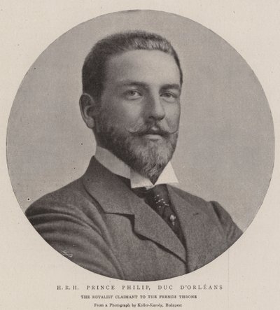 HKH Prins Philip, Duc dOrleans af English Photographer