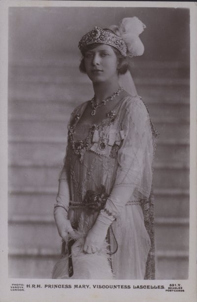 HKH Prinsesse Mary, Viscountesse Lascelles (s/h foto) af English Photographer