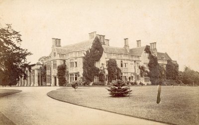 Hannington Hall, Wilts (s/h-billede) af English Photographer
