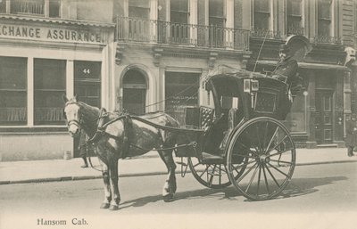 Hansom Cab, London af English Photographer