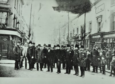 Hare Street: åbning af Woolwich-færgen, 1889 af English Photographer