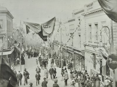 Hare Street: åbning af Woolwich-færgen, 1889 af English Photographer