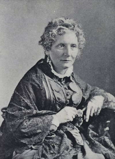 Harriet Beecher Stowe (s/h foto) af English Photographer