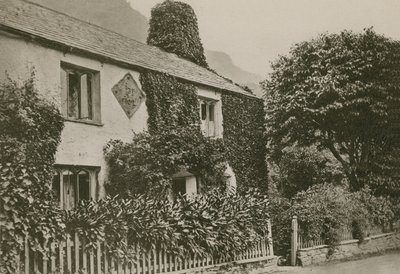 Hartley Coleridges Cottage, Grasmere af English Photographer