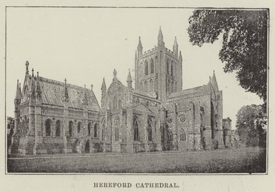 Hereford katedral af English Photographer