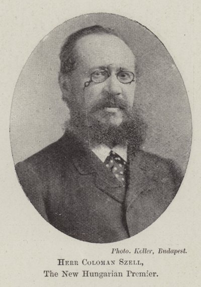 Herr Coloman Szell, den nye ungarske premierminister af English Photographer