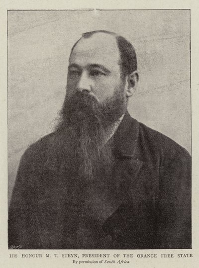 Hans Ære M T Steyn, præsident for Orange Free State af English Photographer