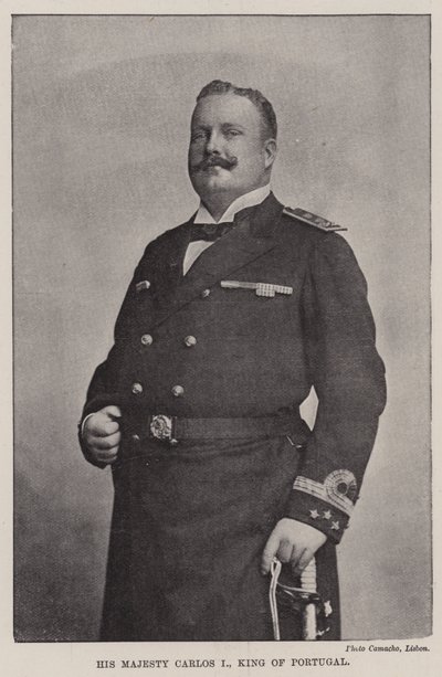 Hans Majestæt Carlos I, konge af Portugal af English Photographer