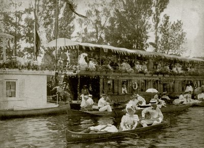 House-Boats at Henley (s/h foto) af English Photographer