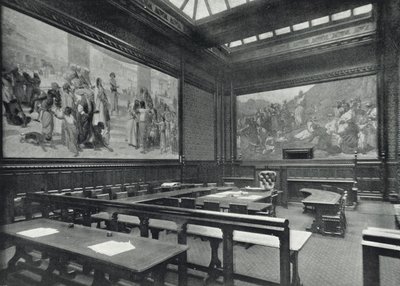 Houses of Parliament, Moses Room, House of Lords (s/h foto) af English Photographer