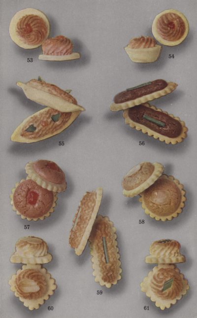 Illustration til marcipanbrochure (farvefoto) af English Photographer