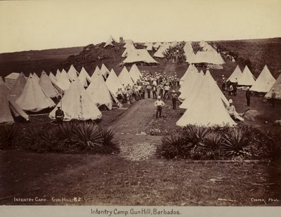Infanterilejr, Gun Hill, Barbados af English Photographer