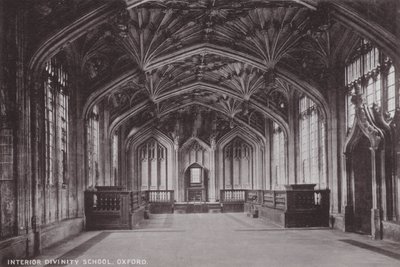 Interior Divinity School, Oxford af English Photographer