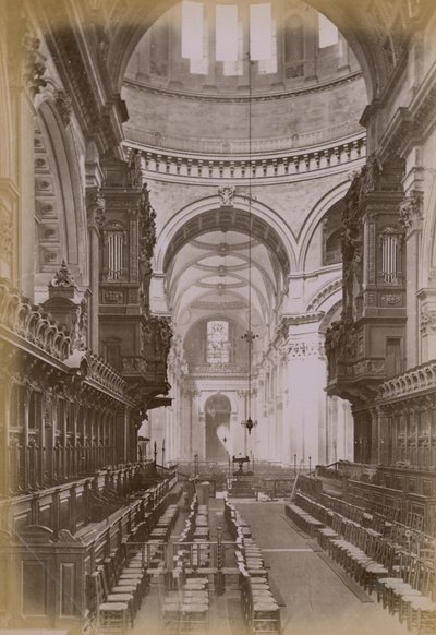 Interiør af St Pauls Cathedral af English Photographer