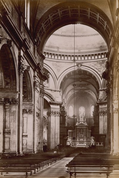 Interiør af St Pauls Cathedral af English Photographer