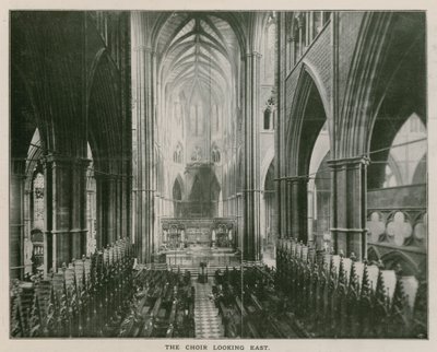 Interiør af Westminster Abbey af English Photographer