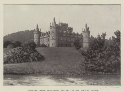Inverary Castle, Argyllshire, sæde for hertugen af Argyll af English Photographer
