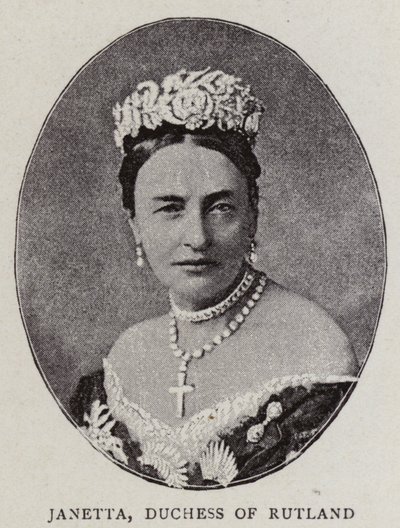 Janetta, hertuginde af Rutland af English Photographer