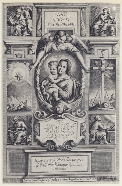 Jeremy Taylor, The Great Exemplar, J Flesher for R Royston 1653 (s/h-foto) af English Photographer