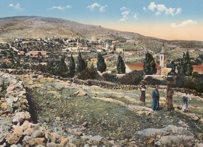 Jerusalem: San Juan i Montana (farvelagt foto) af English Photographer