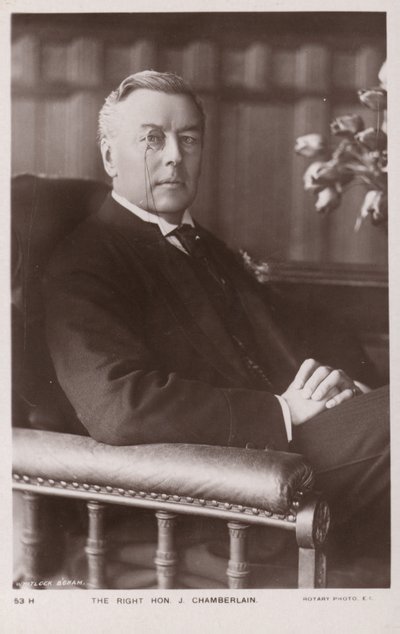 Joseph Chamberlain af English Photographer