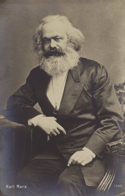 Karl Marx (1818-1883), tysk filosof, økonom, historiker og politisk teoretiker af English Photographer