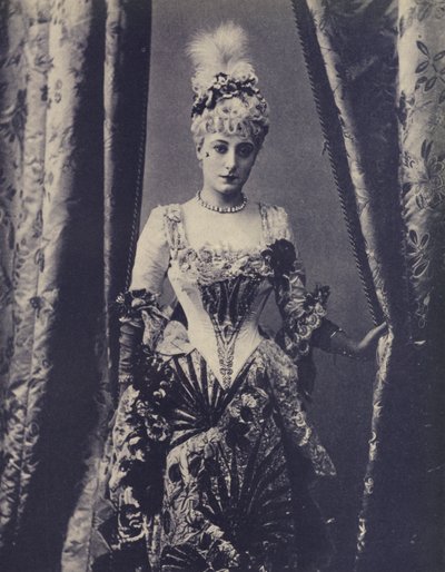 Kate Vaughan, engelsk Gaiety Theatre-skuespillerinde (s/h-billede) af English Photographer