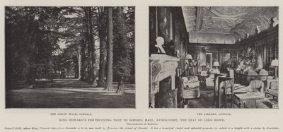 King Edwards kommende besøg i Gopsall Hall, Atherstone, sæde for Lord Howe af English Photographer